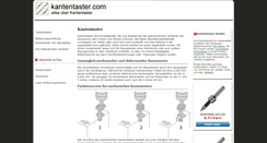 Desktop Screenshot of kantentaster.com